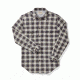 Filson Twin Lakes Sport Long Sleeve Shirt Mens, Dk Brown/Ivory/Cobalt, Extra Large, 20060729-BVC -XL