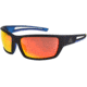 Filthy Anglers Balsam Sunglasses - Mens, Matte Black Frame, Rose Polarized w/ Red Mirror Lens, BALMBK09P-S