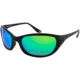 Filthy Anglers Folsom EP Mirror Sunglasses, Black Frame, Polarized EP Green Mirror Lens, FOLBLK-EP-G