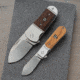 Finch Buffalo Tooth Cocobolo Wood Folding Knife, 4in Closed, 2.88in Satin 154CM Stainless Blade, Cocobolo Wood Handle, BT201