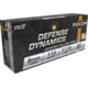 Fiocchi Defense Dynamics 9mm 115 Grain JHP Brass Cased Pistol Ammo, 50 Rounds, 9APHP