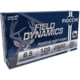 Fiocchi Field Dynamics 6.5 Creedmoor 129 Grain PSP Brass Rifle Ammunition
