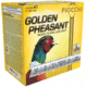 Fiocchi Golden Pheasant Nickel Plated 12 Gauge 1 3/4oz 3in Shotgun Ammo, 5 Shot, 25 Rounds, 123GP5