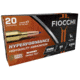 Fiocchi Hyperformance Hunt 6mm Creedmoor, 80 Gr, Rifle Centerfire, Brass Rifle Ammo, 20 Round, 6CMTT