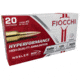 Fiocchi Hyperformance Match 6mm Creedmoor, 105 Gr, Rifle Centerfire, Brass Rifle Ammo, 20 Round, 6CMRD