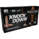 Fiocchi Knock Down .243 Winchester 80 Grain HP Brass Rifle Ammo, 20 Rounds, 243CHA