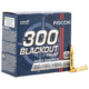 Fiocchi Range Dynamics .300 Blackout 150 Grain FMJBT Brass Rifle Ammo, 100 Rounds, 300BARD1