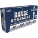 Fiocchi Range Dynamics .40S&amp;W 180 Grain FMJTC Brass Pistol Ammo, 50 Rounds, 40SWD