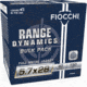 Fiocchi Range Dynamics 5.7x28mm 40 Grain FMJ Brass Pistol Ammo, 150 Rounds, 57FMJ40