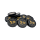 Firebird Targets 50 BIO Biodegradable Instant Hit Recognition Flare Target, Black/Orange, 50mm, 50BIO