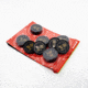 Firebird Targets 50 BIO Biodegradable Instant Hit Recognition Flare Target, Black/Orange, 50mm, 50BIO