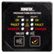 Fireboy-Xintex Propane Fume Detector &amp; Alarm w/2 Plastic Sensors &amp; Solenoid Valve - Square Black Bezel Display 63845