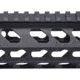 Firefield Edge Carbine Length 2-Piece Keymod Rail System, 6.625 inch, Black, FF34053