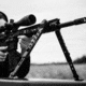 Firefield Scarab Two-Piece Bipod, KeyMod, 9-12in, Two-Piece, Black, FF34025KMD