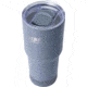 Fireside Outdoor Vibe Tumbler with/ Water-Resistant Bluetooth Speaker, Grey, 28oz, VIBE-28-GRY