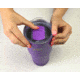 Fireside Outdoor Vibe Tumbler with/ Water-Resistant Bluetooth Speaker, Purple, 28oz, VIBE-28-PUR