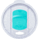 Fireside Outdoor Vibe Tumbler with/ Water-Resistant Bluetooth Speaker, Teal, 28oz, VIBE-28-TEAL