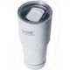 Fireside Outdoor Vibe Tumbler with/ Water-Resistant Bluetooth Speaker, White, 28oz, VIBE-28-WHT