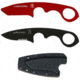 First Edge HR-2 Kit Droppoint Serrated Edge Fixed Blade Knife, Trainer, Sheath, Red/Black, 4887