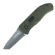 First Edge Hrk Tanto Fixed Blade Knife Serrated Edge, Elmax Bead Blast Blade, Coarse Green, 11055-BBG