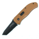 First Edge Hrk Tanto Fixed Blade Knife Serrated Edge, Elmax Black Oxide Blade, Coarse Tan, 11055-BLT