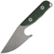 First Edge Stingray Fixed Blade Knife Fine Edge, Elmax Bead Blast Blade, Coarse Green, 11140-BBG