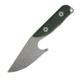 First Edge Stingray Fixed Blade Knife Fine Edge, Elmax Bead Blast Blade, Coarse Green, 11140-BBG