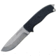 First Edge Survival Fixed Blade Knife Fine Edge, Elmax Bead Blast Blade, Coarse Black, 5050-BBB