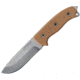 First Edge Survival Fixed Blade Knife Fine Edge, Elmax Bead Blast Blade, Coarse Tan, 5050-BBT
