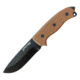 First Edge Survival Fixed Blade Knife Fine Edge, Elmax Black Oxide Blade, Coarse Tan, 5050-BLT