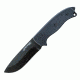 FirstEdge Survival Knife, Plain Edge, Black 5050