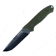 First Edge Thruster Field Fixed Blade Knife Fine Edge, Elmax Black Oxide Blade, Coarse Green, 15150-BLG