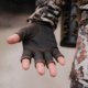 First Lite Rugged Wool Half Finger Gloves