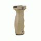 Mission First Tactical MFT React Ergonomic Vertical Grip -Scorched Dark Earth REGSDE