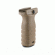Mission First Tactical MFT React Short Vertical Grip - Scorched Dark Earth RSGSDE