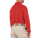 First Tactical Performance Long Sleeve Polo - Mens, Regular, Red, 5XL, 111503-400-5XL-R