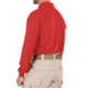 First Tactical Performance Long Sleeve Polo - Mens, Regular, Red, 5XL, 111503-400-5XL-R