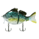 Fish Lab Bio-Gill 3 Piece Hard Wake Bait, Floating Action, VMC Hooks, Black Crappie, 4in, 7/8oz, BGW-4-BC