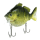 Fish Lab Bio-Gill 3 Piece Hard Wake Bait, Floating Action, VMC Hooks, Ghost Bluegill, 4in, 7/8oz, BGW-4-GB