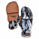 Fish Monkey Chilly Willie Fleece Flip Top Mitten, Hardwood, XL, HM707-HDWD-XL