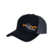 Fish Monkey Hunt Left Panel Embroidery Hat, Black/Char, One size, HM801-BKCH
