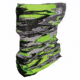 Fish Monkey Performance Face Guard, Voodoo Swamp Neon Green, One size, FM40-VSG