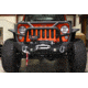 Fishbone Offroad Fishbone Front Winch Bumper w/Full Grille Guard, Jeep Wrangler JK 2007 - 2018, Black Textured, FB22005