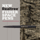 Fisher Space Pen Bullet Space Pen w/ RealTree Logo, Matte Black, 400B-RT