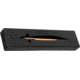 Fisher Space Pen Raw Brass Cap-O-Matic Space Pen, PR-4 Black Ink, Medium Point, 5.375in Length Chrome Pocket Clip, Gift Boxed, Raw Brass, M4RAW