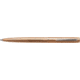 Fisher Space Pen Raw Brass Cap-O-Matic Space Pen, PR-4 Black Ink, Medium Point, 5.375in Length Chrome Pocket Clip, Gift Boxed, Raw Brass, M4RAW