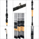 Fitzgerald Fishing All Purpose Series Rods, Medium Spinning, Black, 7ft0in, AP70MS