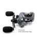 Fitzgerald Fishing VLD10 Reels, 7.2 Gear, Left Hand, Silver, VLD10-721-L