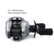 Fitzgerald Fishing VLD10 Reels, 7.2 Gear, Left Hand, Silver, VLD10-721-L