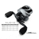 Fitzgerald Fishing VLD10 Reels, 7.2 Gear, Left Hand, Silver, VLD10-721-L